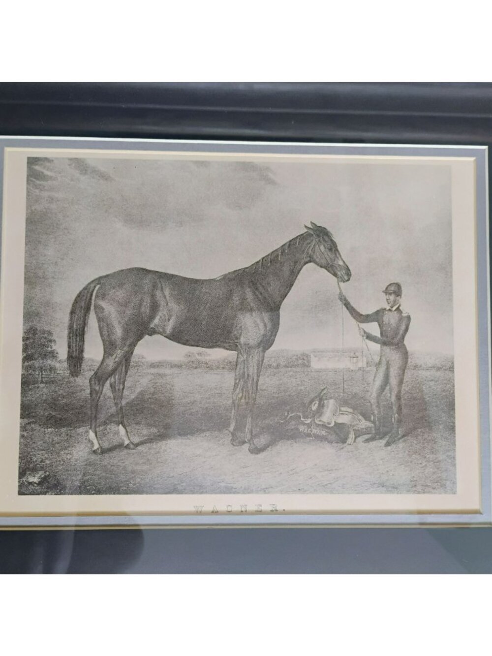 Vintage Framed Equestrian Horse Art Prints - Set of 4 Gallery Wall Decor - Picture 4 of 16